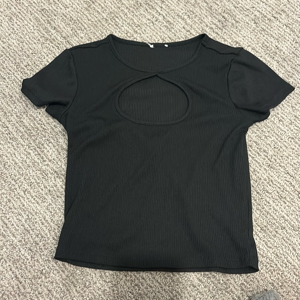 Black cotton on tshirt